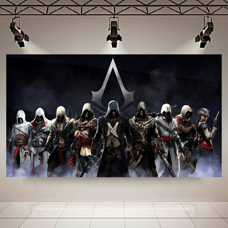تابلو شاسی طرح Game مدل چندگانه Assassins Creed کد AR7580