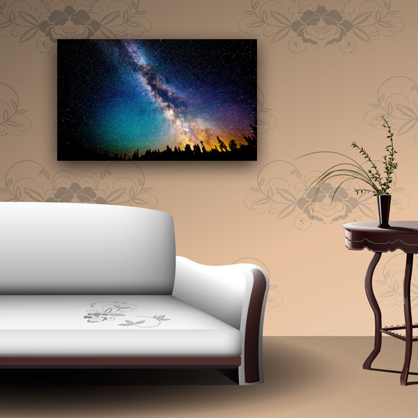 تابلو شاسی مدل آسمان شب  sky night  کد 10063