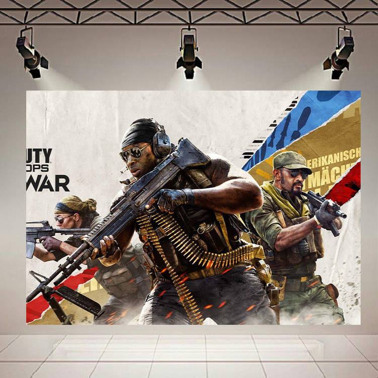 پوستر طرح گیم مدل Call Of Duty Black Ops Cold War کد AR14550