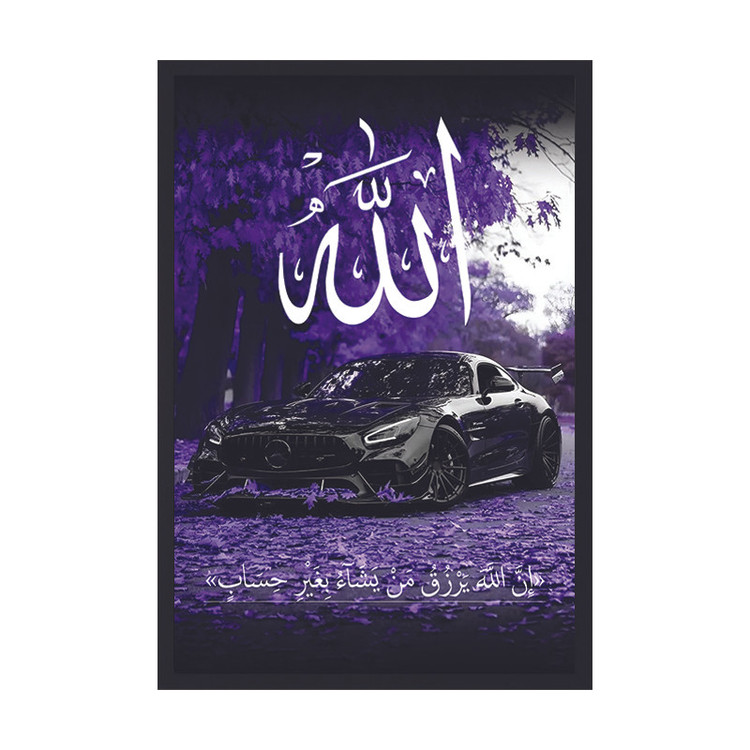 تابلو طرح وین چیتا کد 01 فریم مشکی