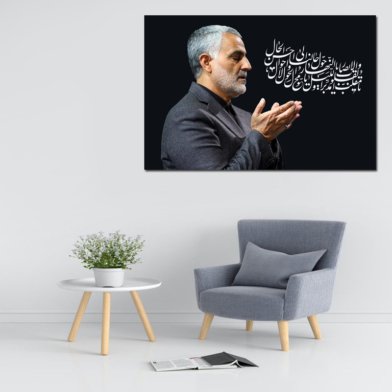 تابلو شاسی مدل سردار شهید حاج قاسم سلیمانی
