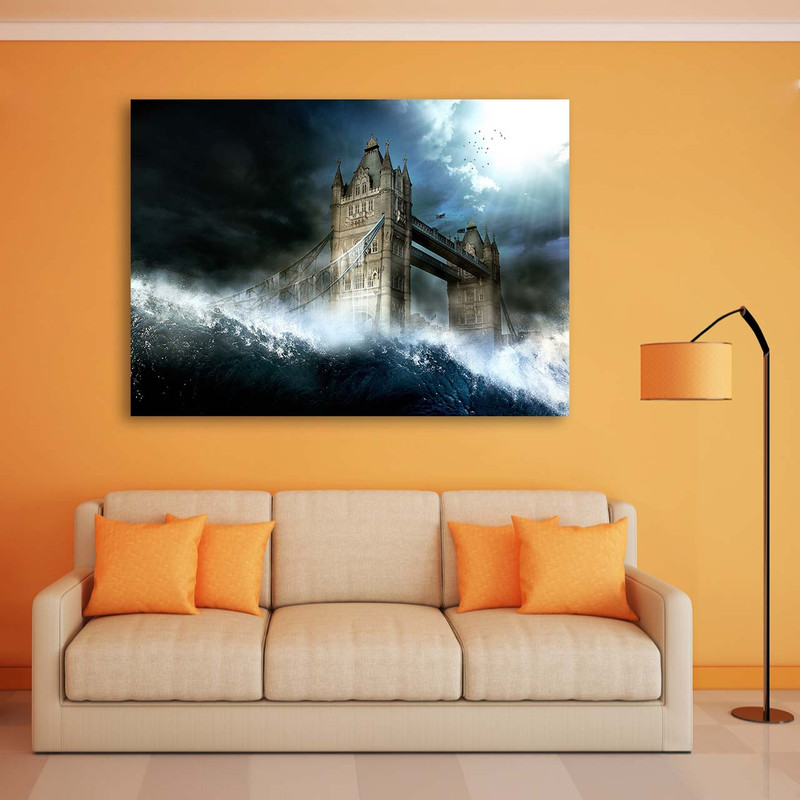 تابلو شاسی طرح London Bridge مدل Miscellaneous 0078