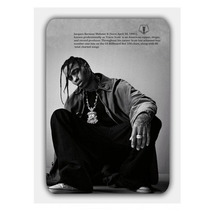 پوستر مدل تراویس اسکات TRAVIS SCOTT کد 577