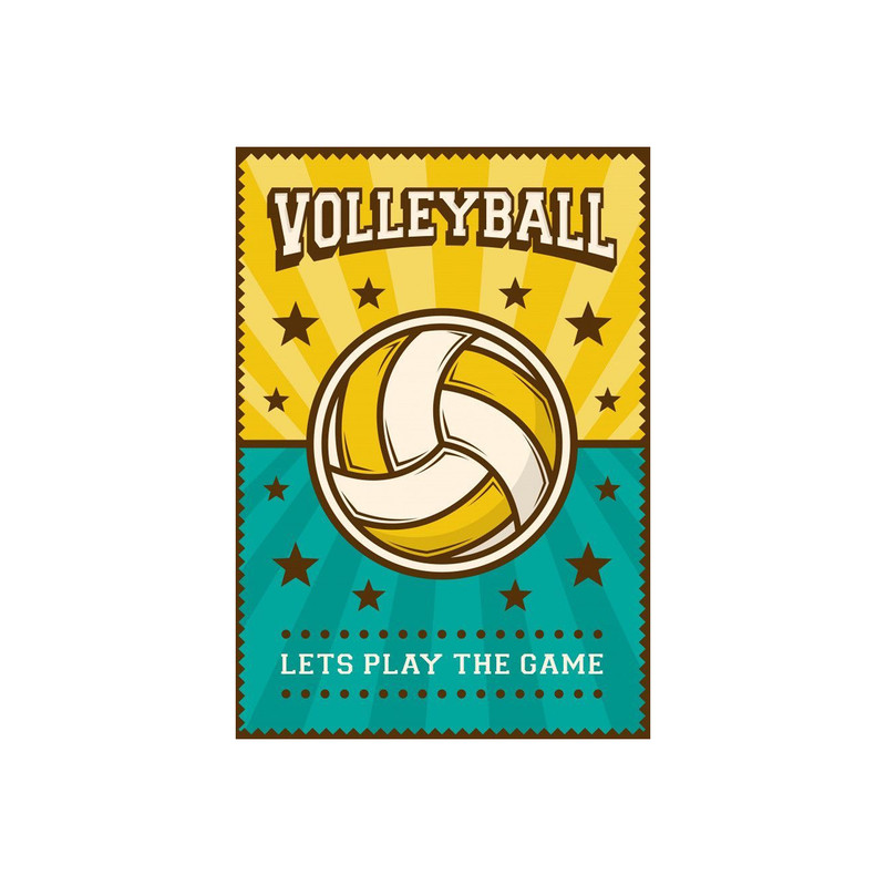 پوستر طرح والیبال مدل Volleyball 11047
