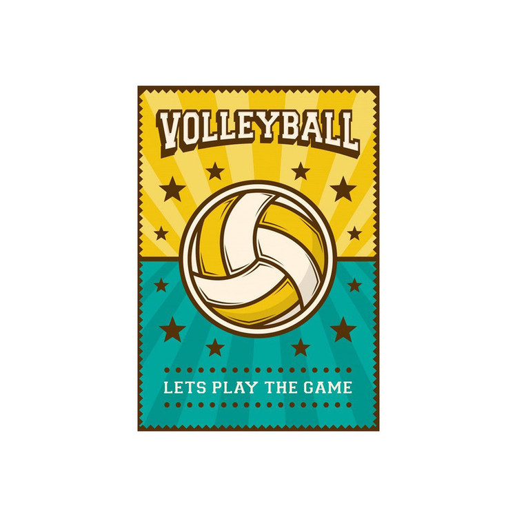 پوستر طرح والیبال مدل Volleyball 11047