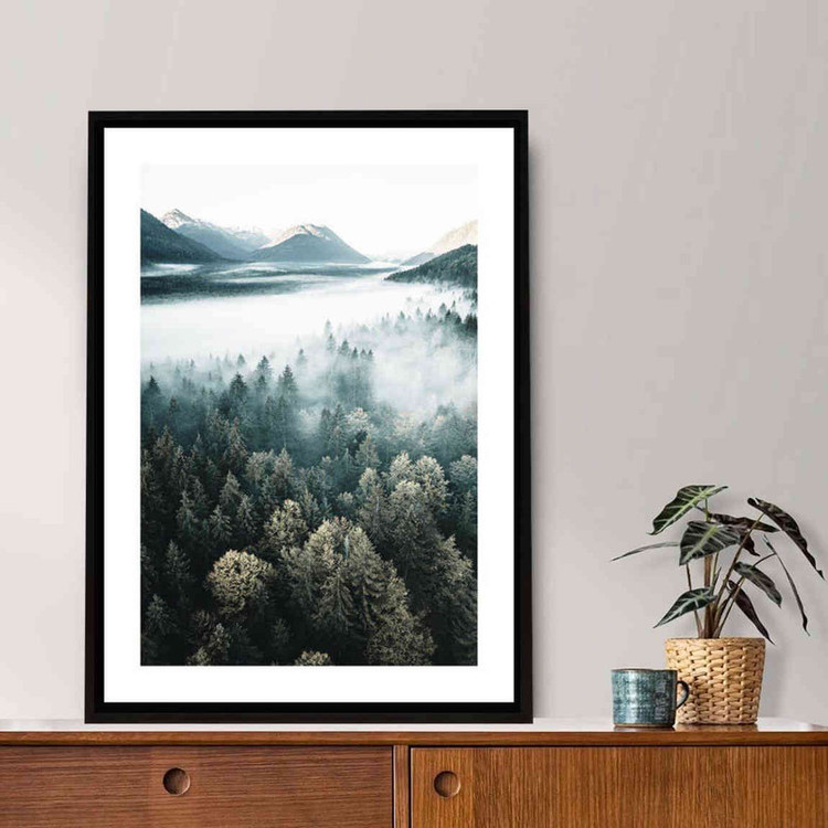 تابلو مدل Misty mountains کد 248901379