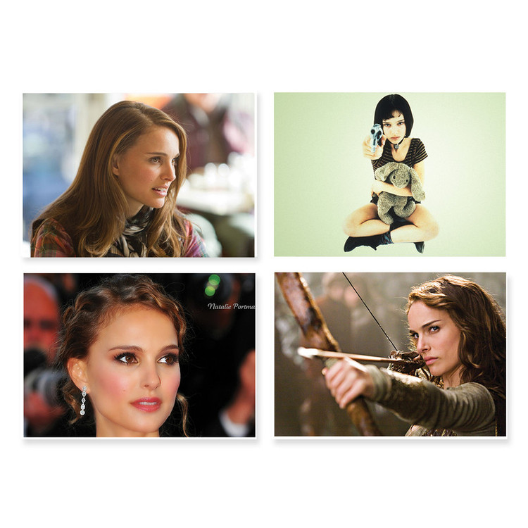 پوستر طرح ناتالی پورتمن کد A-2157-Natalie Portman مجموعه 4 عددی