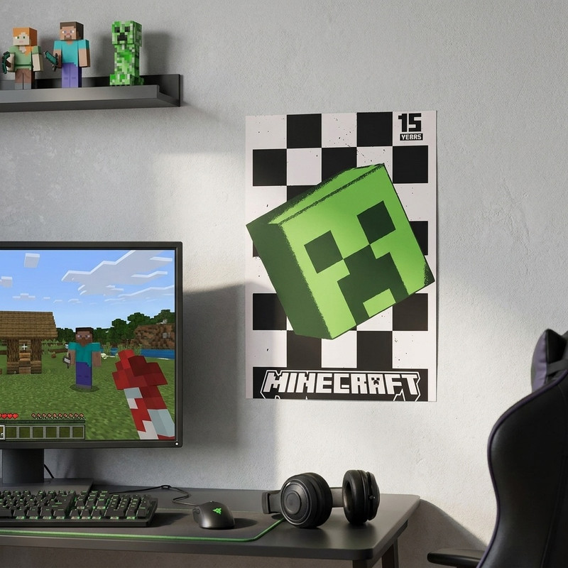 پوستر طرح بازی کامپیوتری ماینکرفت Minecraft 11046