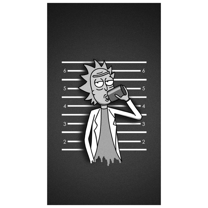 تابلو شاسی مدل rick and morty ریک و مورتی کد 11