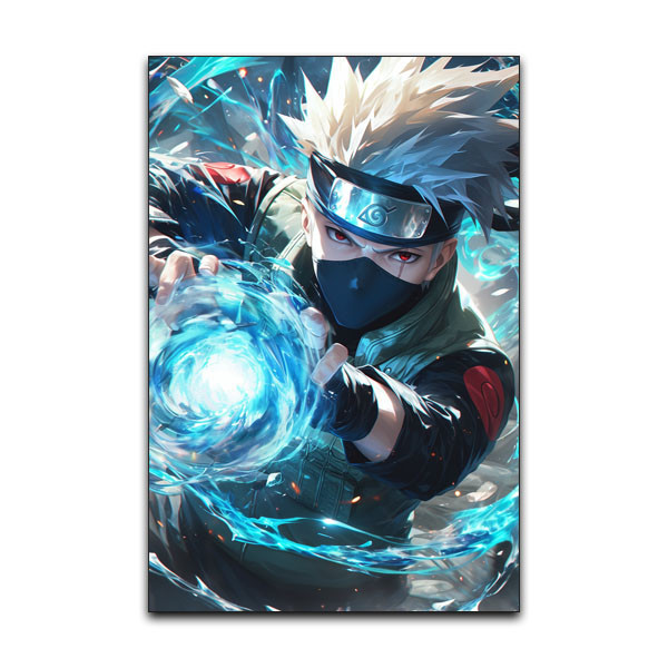 تابلو شاسی گوفی طرح انیمه ناروتو مدل کاکاشی کد Naruto Kakashi BLU25