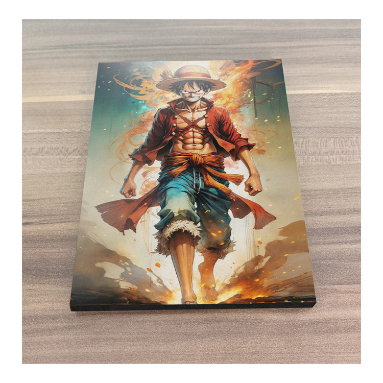 تابلو شاسی گوفی مدل انیمه وان پیس لوفی دزد دریایی کلاه حصیری طرح Luffy One Piece Anime کد WALK41