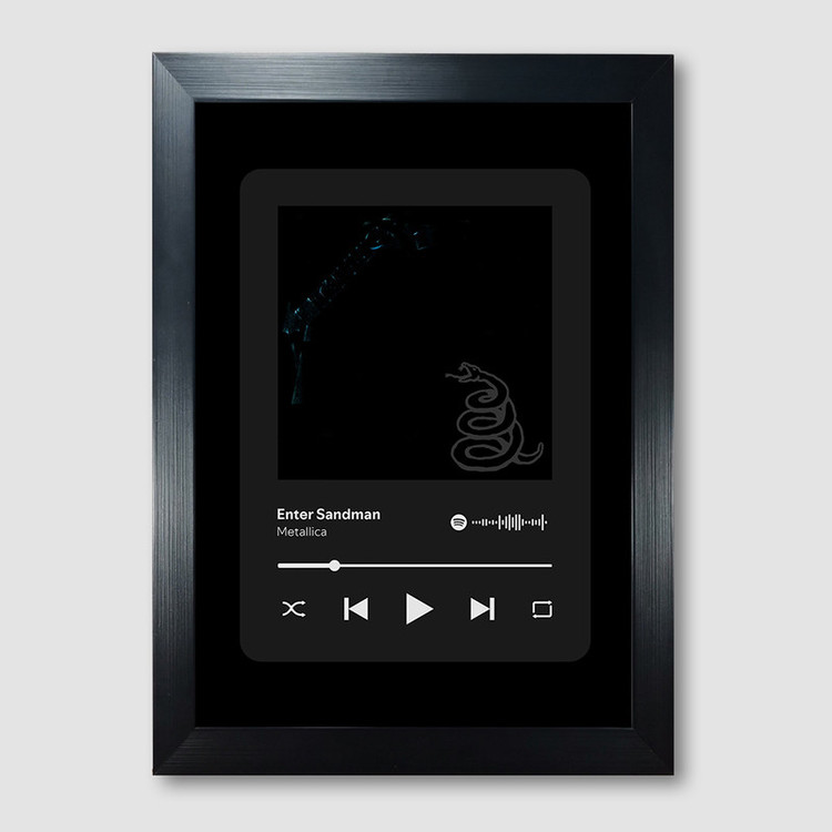 تابلو مدل موزیکال طرح Enter Sandman by Metallica