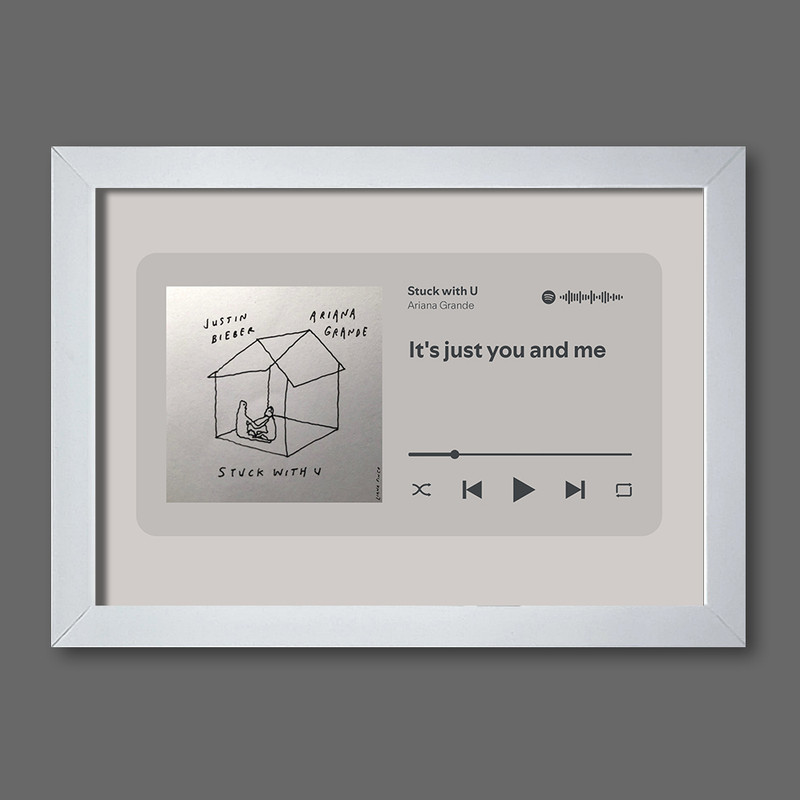 تابلو موزیکال طرح Stuck with U by Ariana Grande