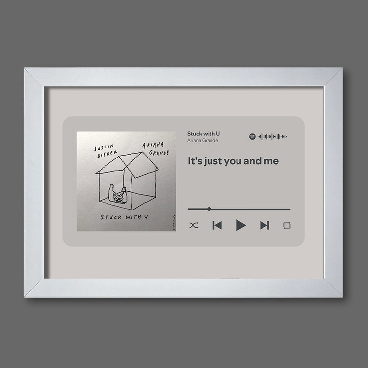 تابلو موزیکال طرح Stuck with U by Ariana Grande