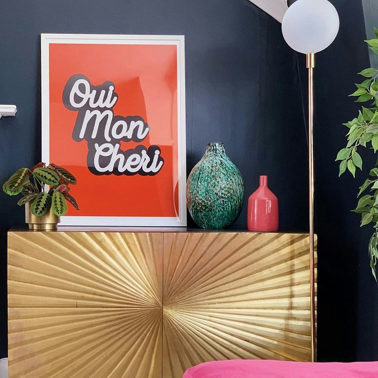 تابلو مدل Oui Mon Cheri کد 248901414