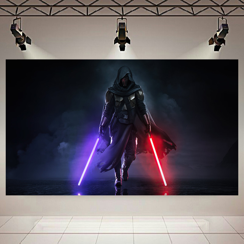 پوستر طرح جنگ ستارگان مدل Lightsaber کد AR24300