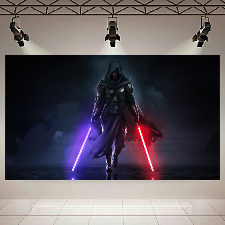 پوستر طرح جنگ ستارگان مدل Lightsaber کد AR24300