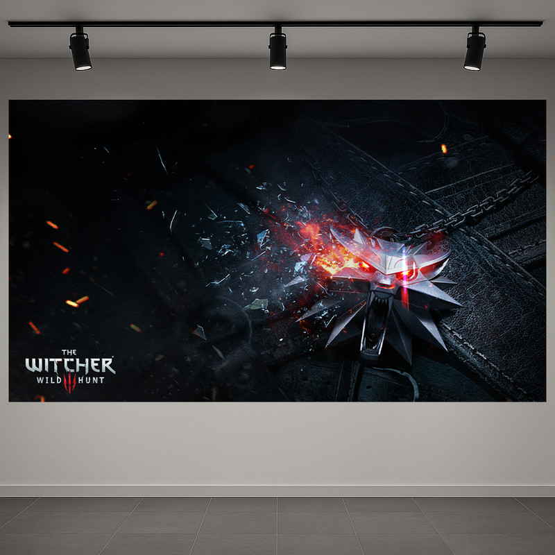 پوستر طرح گیم مدل the witcher کد AR3058900