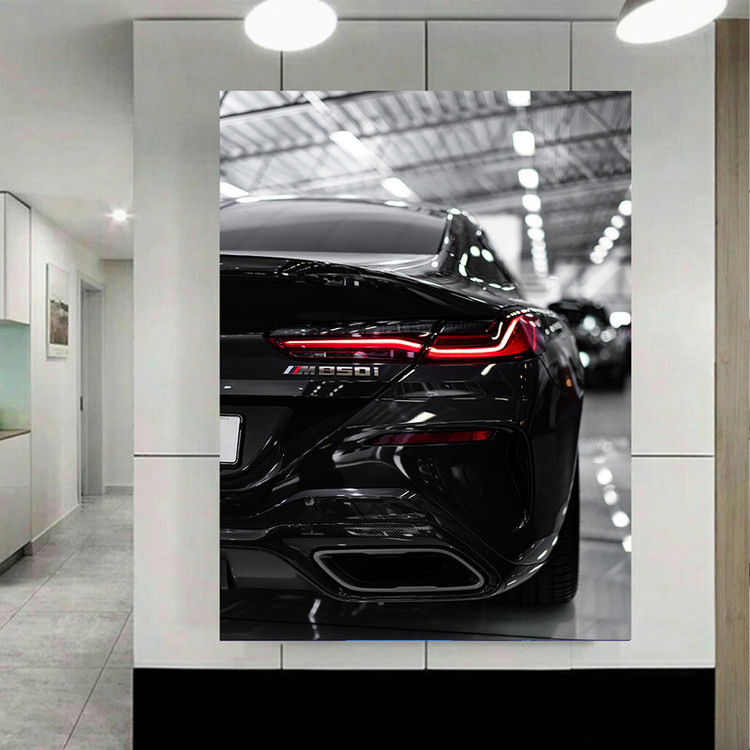 استیکر طرح نمای عقب BMW 850i کد AR1001