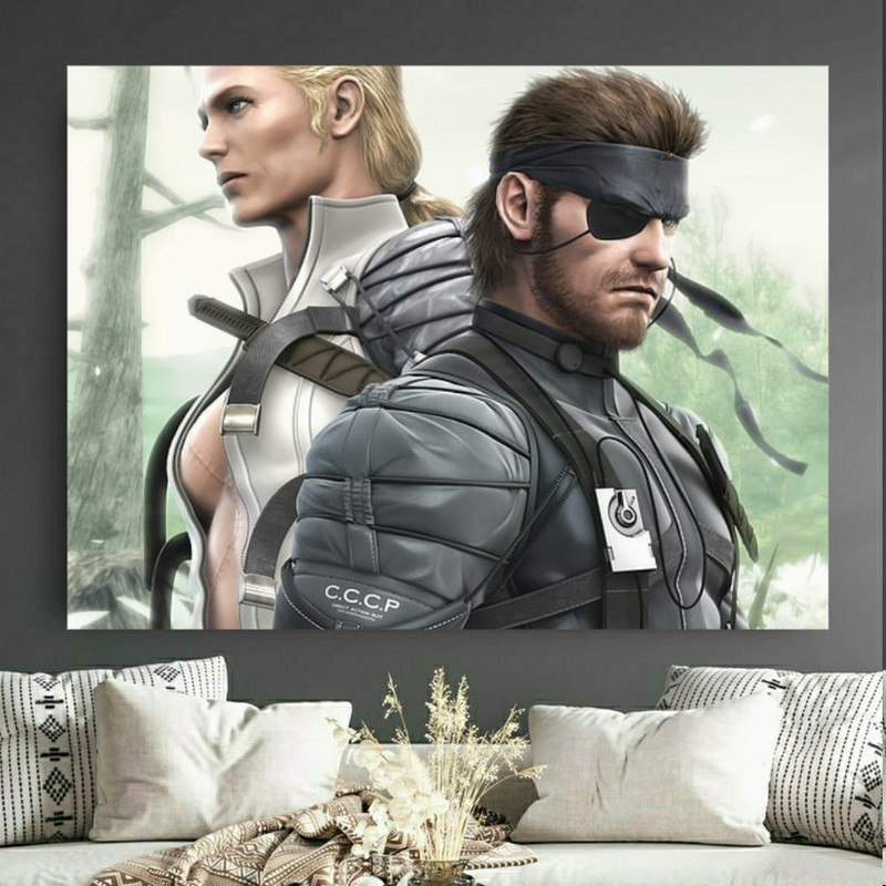 پوستر طرح شخصیت بازی مدل metal gear solid کد FP105983