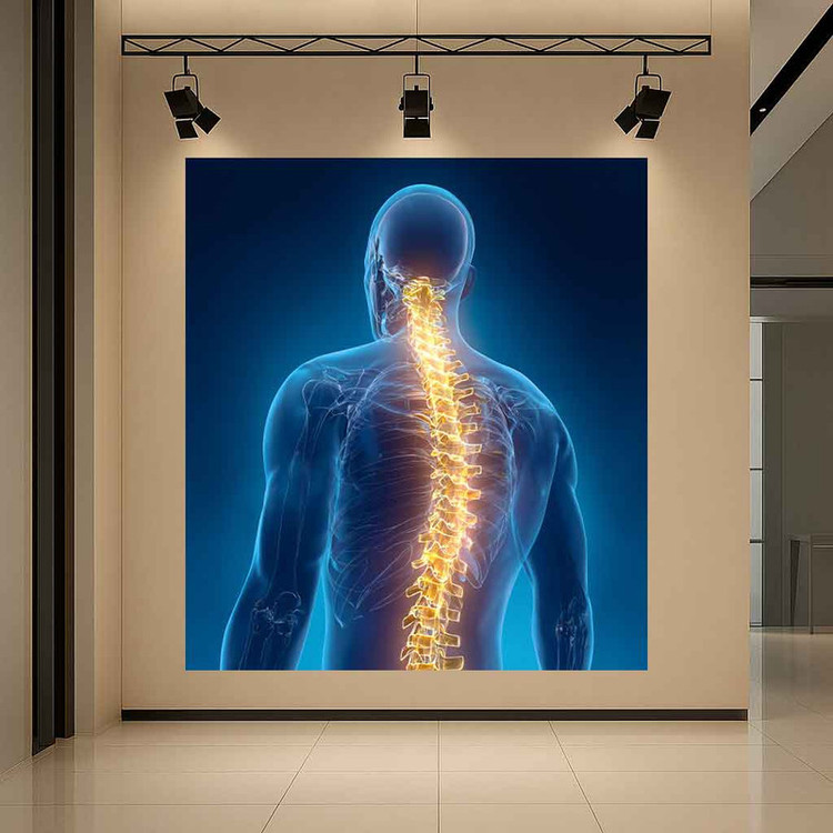 پوستر طرح ستون فقرات مدل پزشکی کد AR3061937