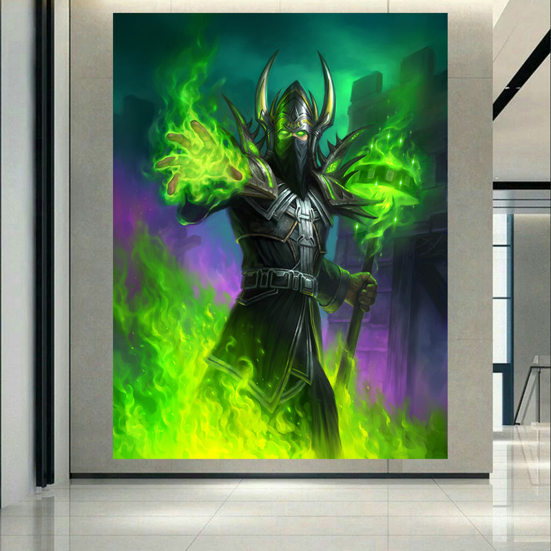 پوستر طرح گیم مدل Hearthstone Heroes of Warcraft کد AR23180