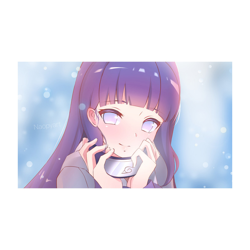 استیکر لپ تاپ و موبایل مدل انیمه طرح ناروتو هیناتا هیوگا Naruto Hinata Hyuga کد 1400