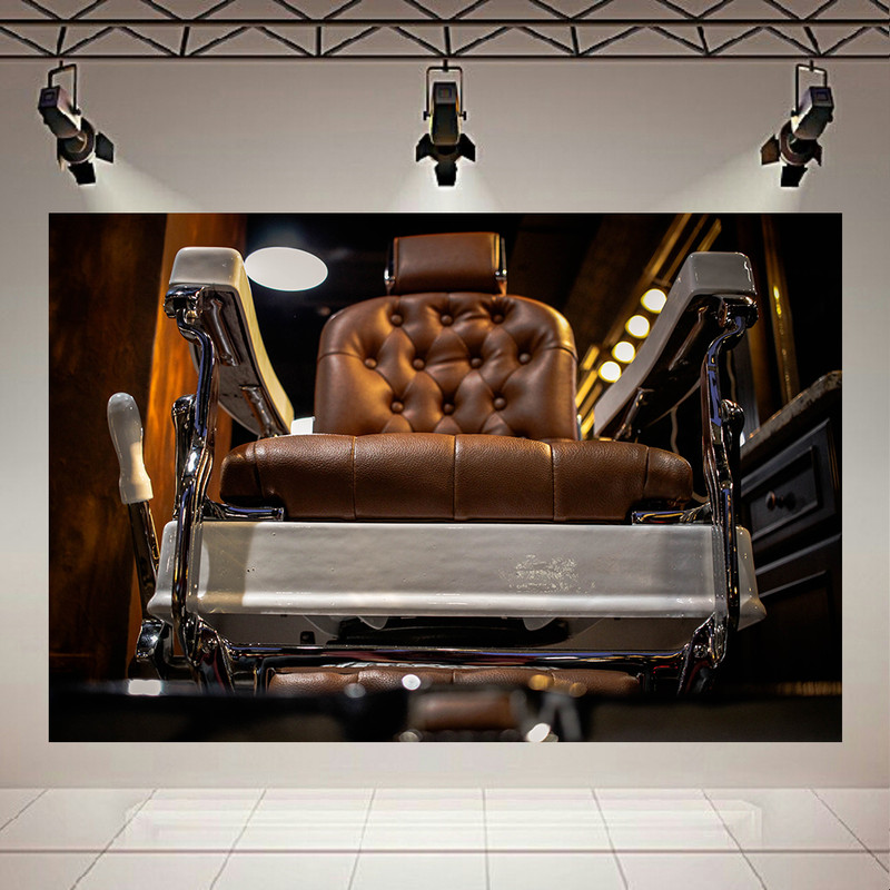 استیکر طرح ارایشگاه مدل صندلی کد AR1168