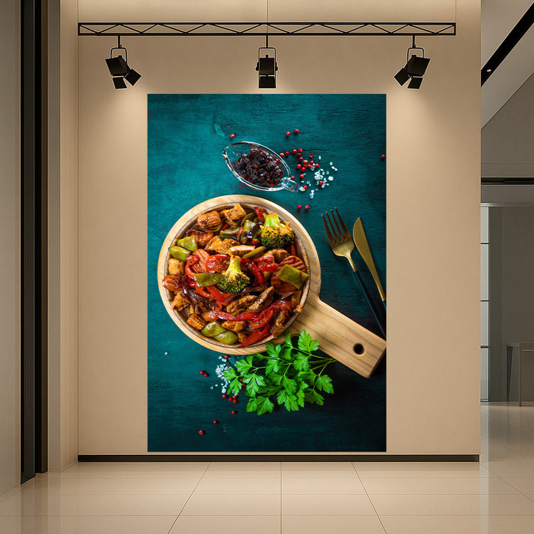 پوستر طرح ظرف خوراکی مدل خوشمزه کد AR3059245
