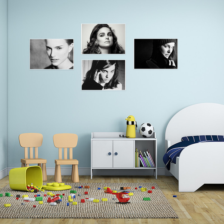 پوستر طرح ناتالی پورتمن کد A-2151-Natalie Portman مجموعه 4 عددی