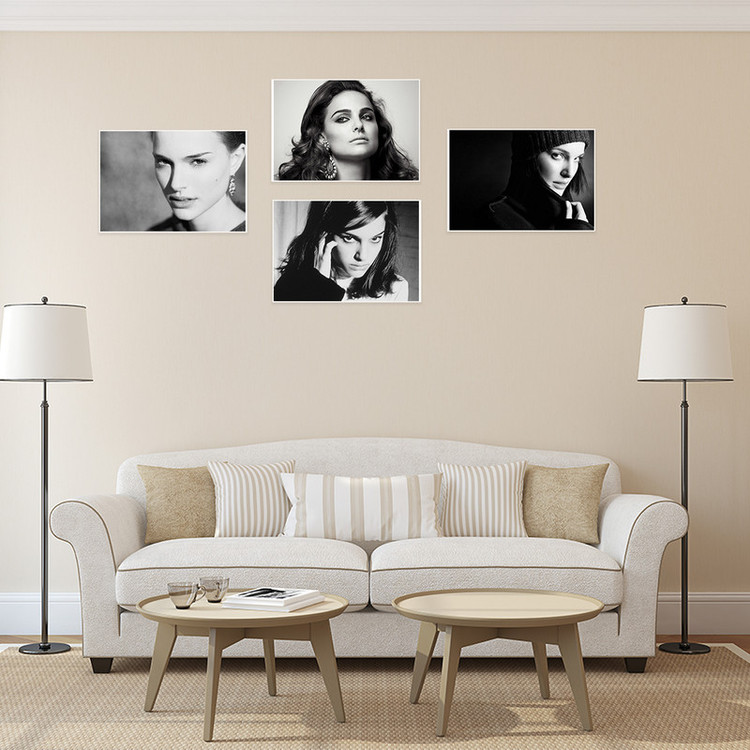 پوستر طرح ناتالی پورتمن کد A-2151-Natalie Portman مجموعه 4 عددی