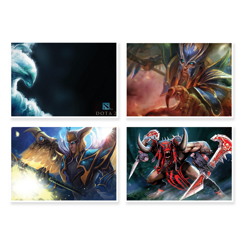 پوستر طرح DOTA 2 کد A-1392 مجموعه 4 عددی