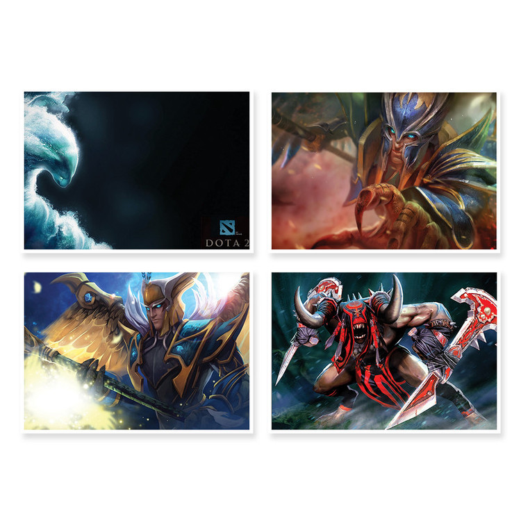 پوستر طرح DOTA 2 کد A-1392 مجموعه 4 عددی