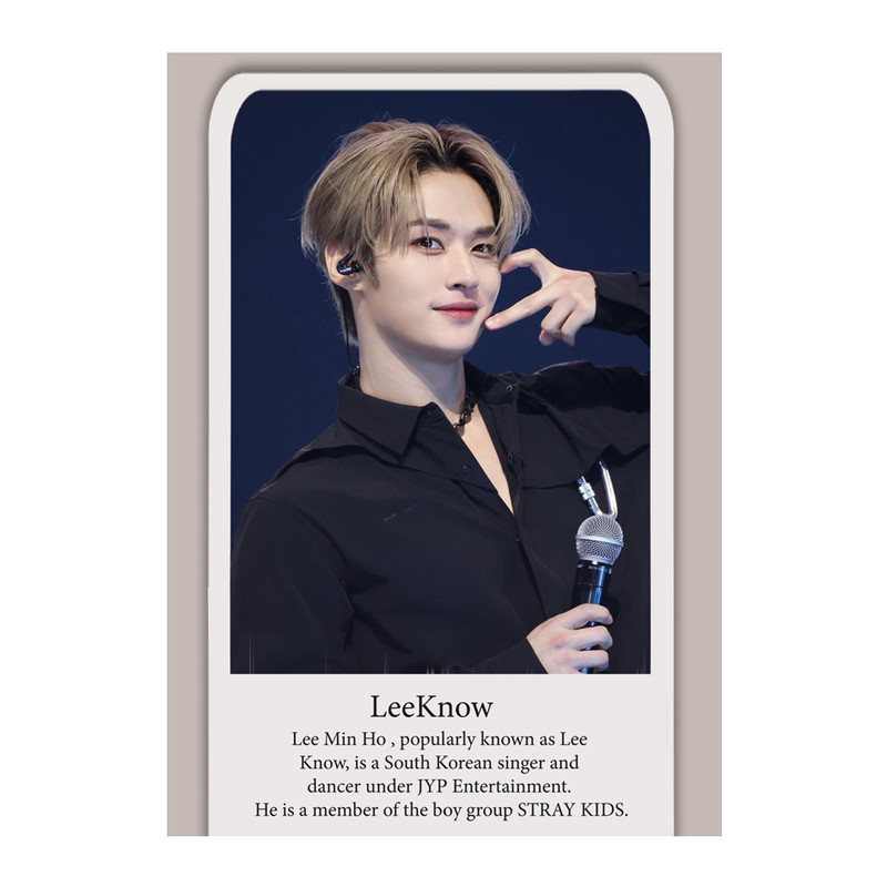 پوستر مدل استری کیدز Stray kids طرح لینو Leeknow کد 308
