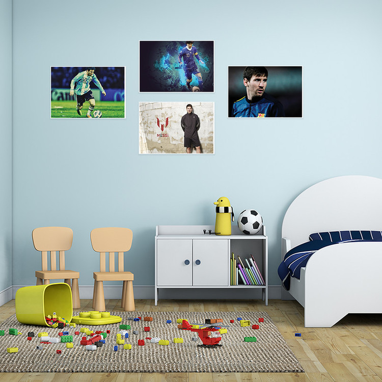 پوستر طرح Messi کد A-1738 مجموعه 4 عددی