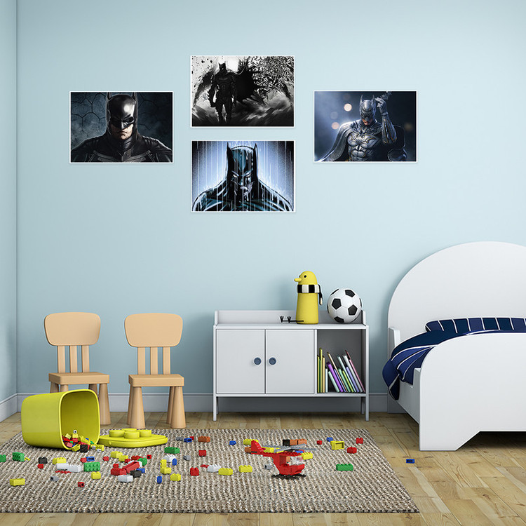 پوستر طرح بتمن کد A-2208- Batman مجموعه 4 عددی