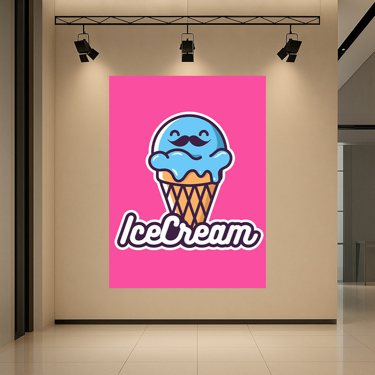 پوستر طرح بستنی مدل ice cream کد AR3060650