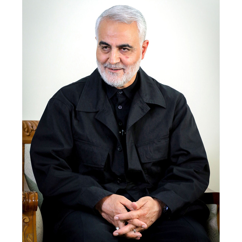 تابلو شاسی مدل سردار شهید حاج قاسم سلیمانی کد 07