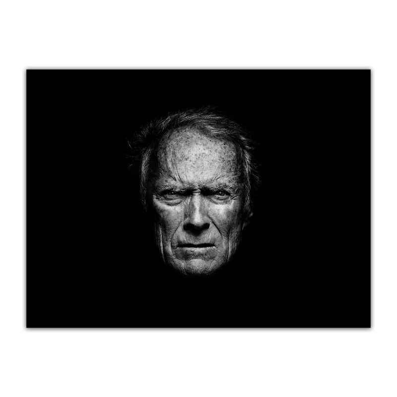 تابلو شاسی گالری آگاپه مدل H11 طرح Clint Eastwood