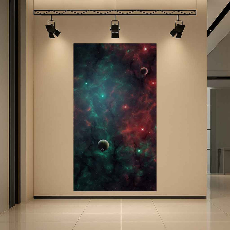 پوستر طرح  سحابی مدل ابر رنگارنگ کد AR3062960