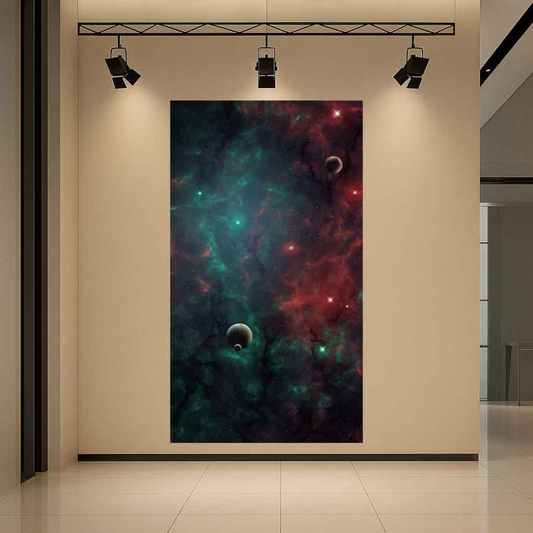 پوستر طرح سحابی مدل ابر رنگارنگ کد AR3062960