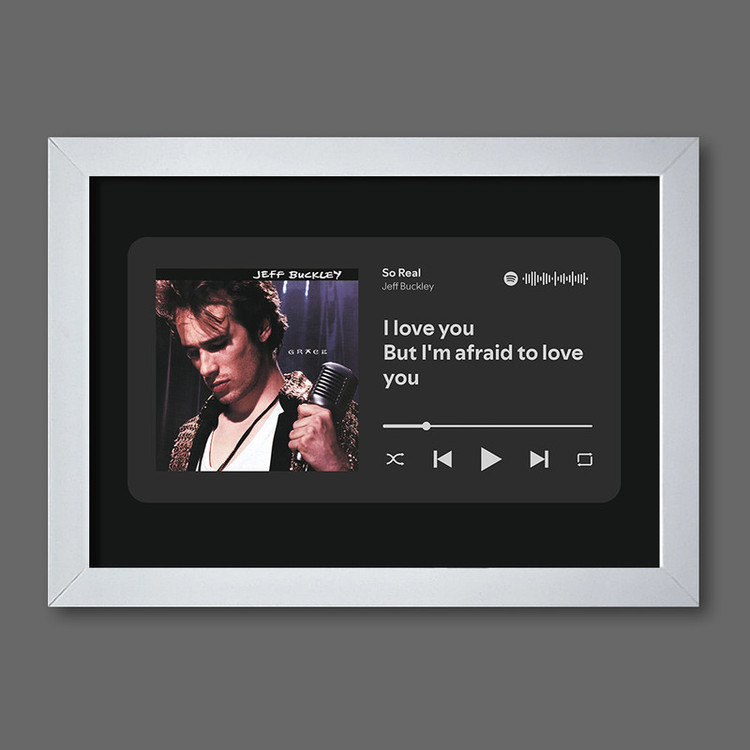 تابلو مدل موزیکال طرح So Real by Jeff Buckley