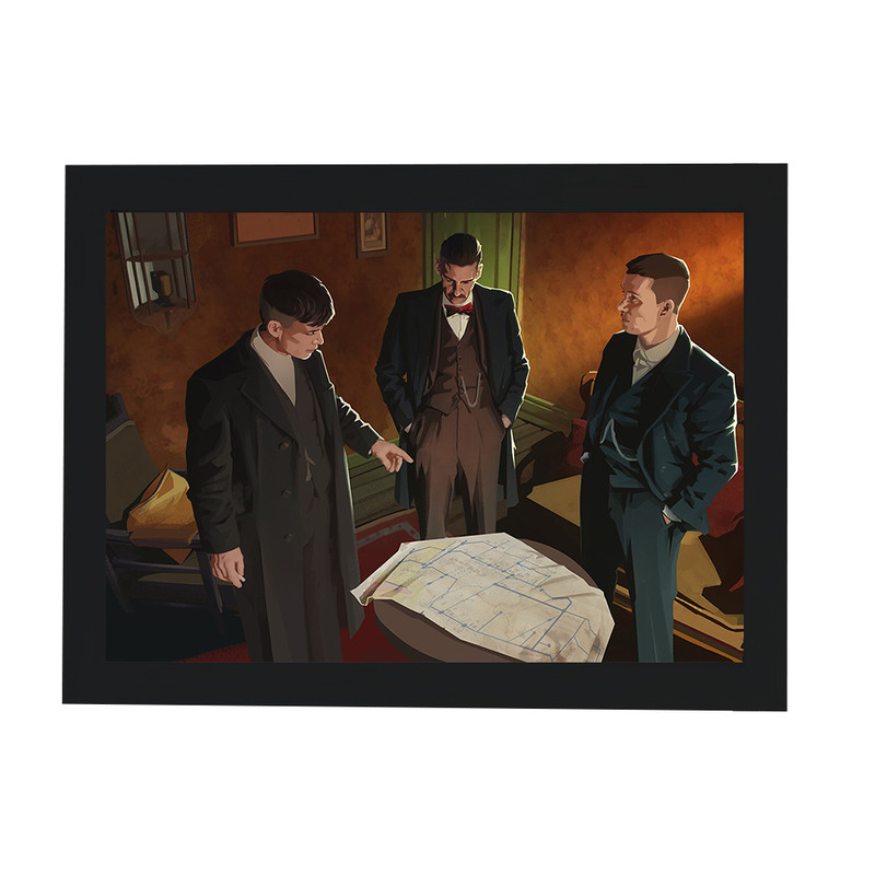تابلو گالری چهره پرداز رخ مدل سریال پیکی بلیندرز طرح Peaky Blinders کد GCPA_10016