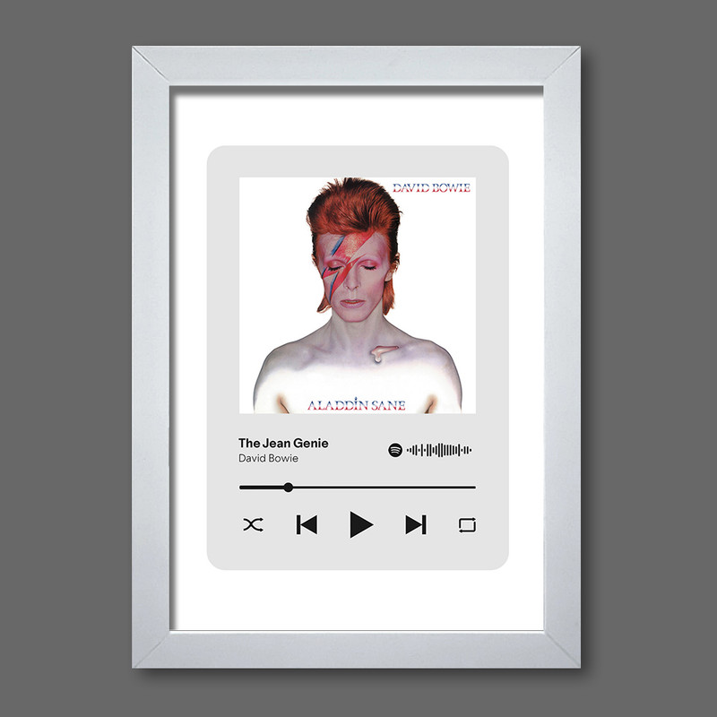 تابلو مدل موزیکال طرح The Jean Genie by David Bowie