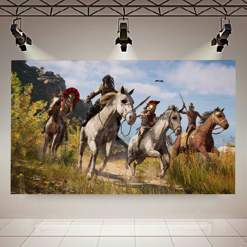 استیکر طرح اسب مدل Assassins Creed کد AR2525