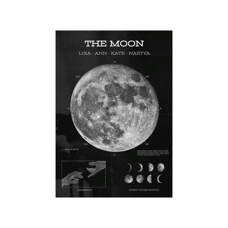 پوستر طرح ماه مدل Moon 11029