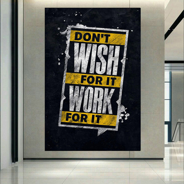 پوستر طرح انگیزشی مدل Dont Wish کدAR20030