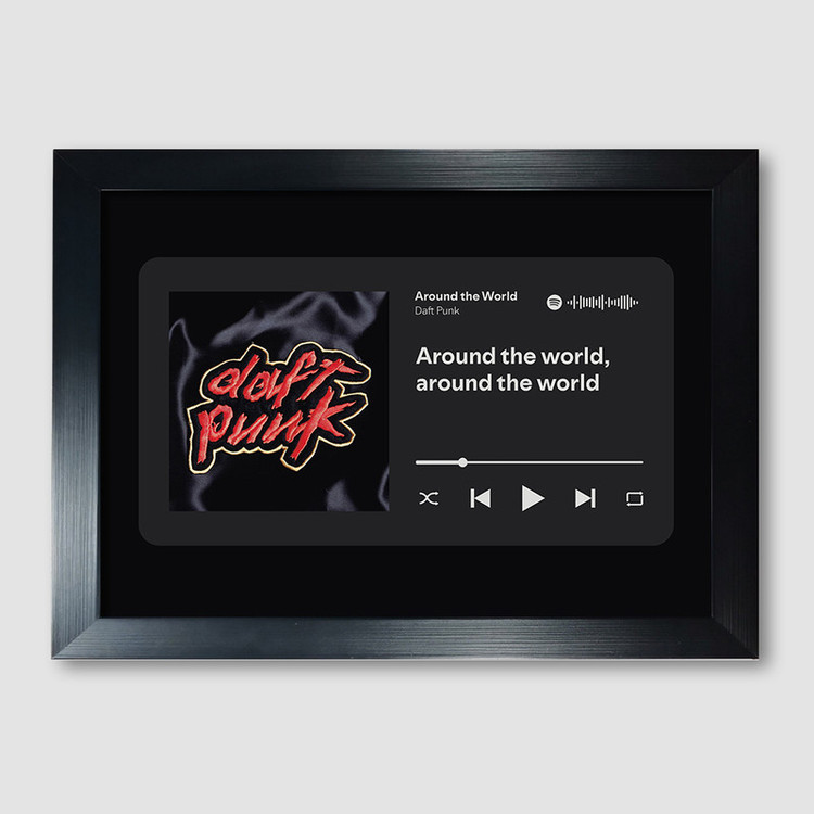 تابلوی مدل تابلوی موزیکال طرح Around the World by Daft Punk