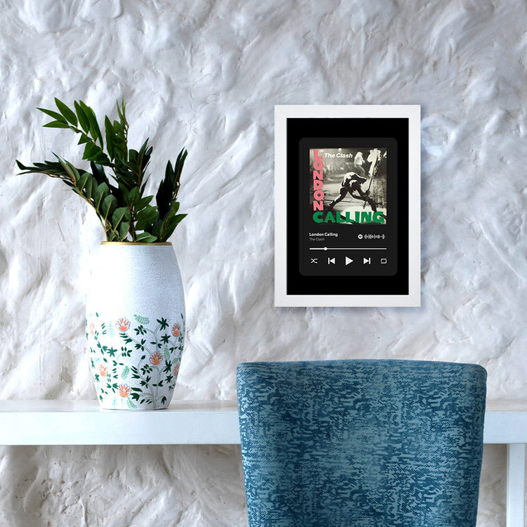 تابلو مدل موزیکال طرح London Calling by The Clash