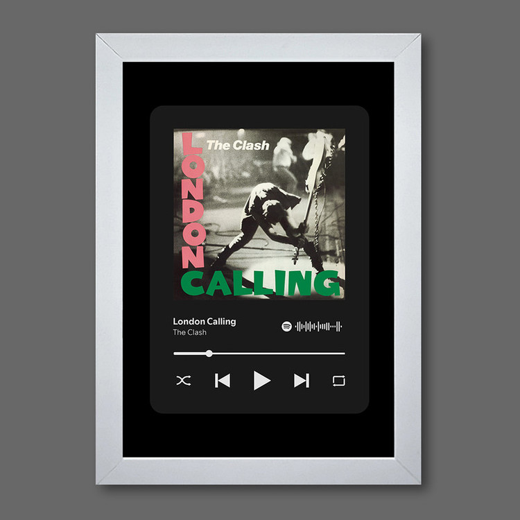 تابلو مدل موزیکال طرح London Calling by The Clash